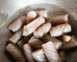 ほんのり海老風味。ねじり蒟蒻の天ぷら。作り方1写真