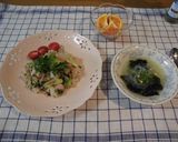 ハーブ料理＊イタリアンパセリのチャーハン作り方4写真