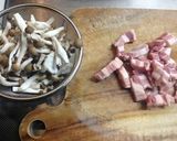豚バラときのこのパスタ作り方1写真