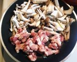 豚バラときのこのパスタ作り方5写真