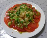 トマトと新玉ねぎのサラダ作り方3写真