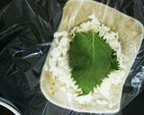 お月見おにぎりな味玉煮卵の爆弾おにぎり作り方2写真