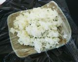 お月見おにぎりな味玉煮卵の爆弾おにぎり作り方3写真