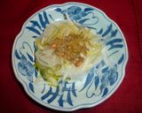 サラダのトッピング～にんにくじゃこ作り方5写真
