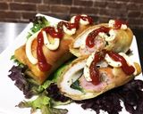 ちくわの春巻きチーズウィンナー大葉で簡単作り方5写真