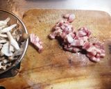 豚バラときのこのパスタ作り方2写真