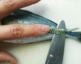 ＊鯵三枚下ろし&刺身用した処理＊作り方1写真