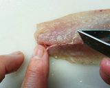 ＊鯵三枚下ろし&刺身用した処理＊作り方12写真