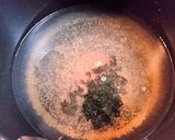 旬【スナップえんどうとワカメの味噌汁】作り方5写真
