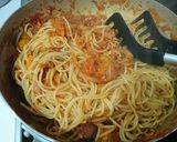 絶品♡ナスとベーコンのトマトパスタ作り方10写真
