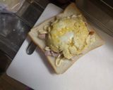 食べごたえ◎☆ウインナーエッグトースト作り方4写真
