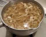ごぼうと鶏肉のお吸物作り方5写真