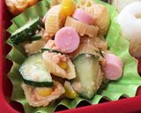 たらこソースでマカロニサラダ お弁当にも作り方7写真