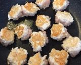 鶏つくねと筍の蟹餡掛け♡作り方4写真