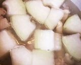 簡単☆冬瓜と鶏肉のとろ〜り煮物作り方2写真