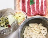 牛肉とレンコンの炒め煮作り方1写真