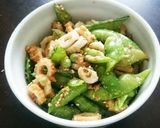 ささっと‼砂糖えんどうの醤油麹ゴマ和え作り方8写真