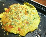新玉ねぎの葉っぱでチーズ焼き作り方4写真