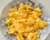 酢玉ねぎで♡炒り卵マリネサラダ作り方2写真