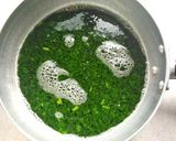 ＊離乳食前期＊ほうれん草トロトロ煮　給食作り方3写真