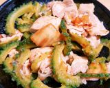 簡単ピリ辛ゴーヤとキムチとササミで常備菜作り方9写真