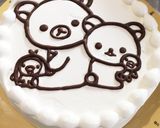 意外と簡単リラックマ☆キャラクターケーキ作り方6写真