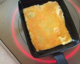 納豆と刻み昆布のオムレツ作り方2写真