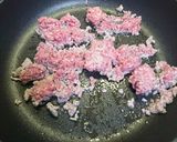 豚挽き肉とニラ炒めライス作り方1写真
