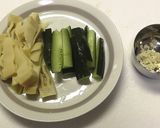 たけのこのガーリックわさび風味♪作り方1写真