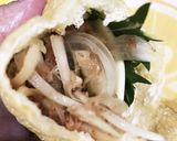 簡単 玉ねぎ大葉チーズの巾着作り方4写真