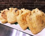簡単 玉ねぎ大葉チーズの巾着作り方6写真