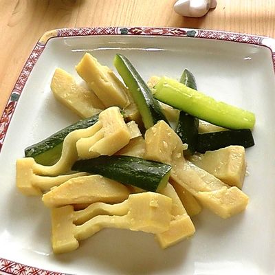 たけのこのガーリックわさび風味♪ by ぱんぷきんキッチン