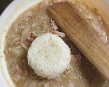 オートミール入り♡ベーコンのミルク粥作り方5写真