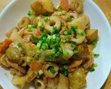簡単☆ちくわとじゃがいものマヨ醤油炒め作り方6写真