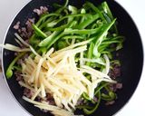 ピーマンとたけのこの春巻　青椒肉絲春巻作り方2写真