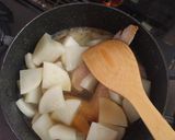 手羽先と大根の煮物☆大根はレンジで作り方4写真