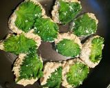 鳥挽肉のシソ巻き豆腐ハンバーグ作り方5写真