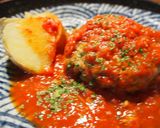 お麩入りでふわふわ☆煮込みハンバーグ♪作り方9写真