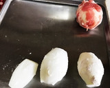 新玉ねぎの丸々とんかつ作り方2写真