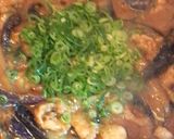簡単な油不使用ホルモン入り麻婆茄子作り方6写真