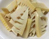 たけのこの肉味噌チーズ焼き作り方2写真