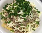 たけのこの肉味噌チーズ焼き作り方3写真