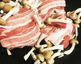 キャベツと豚肉の卵とじ作り方1写真