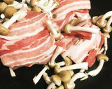 キャベツと豚肉の卵とじ作り方1写真
