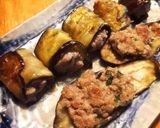 さっぱりヘルシー！ナス巻き餃子☾作り方5写真