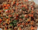 ヘルシー♡自分で挟んで肉味噌レタス包み作り方5写真