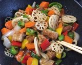 野菜沢山☆簡単大戸屋風の鶏肉の甘酢あん作り方13写真