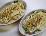 簡単！クリーム煮からのグラタン作り方1写真