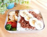 お弁当に♡﻿超簡単！ケチャップそぼろ作り方4写真