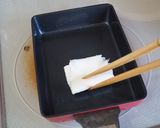 お弁当に!卵1個の小さな卵焼き作り方3写真